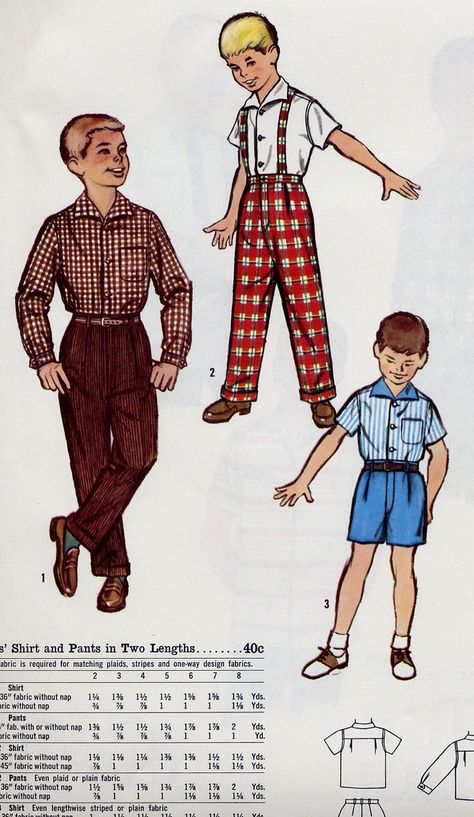 1950s Boys Fashion, 1950s Boys, 60s Theme, Boy Body, Vintage Clothes Patterns, Vintage Girls Clothes, 60s Style, Vintage Boys, Victorian Clothing