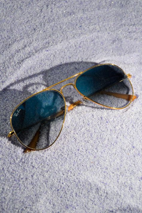 Ray-ban aviator sunglasses with gold frame Rayban Sunglasses Mens, Blue Aviator Sunglasses, Mens Designer Sunglasses, The Aviator, Ray Ban Aviator, Stylish Glasses, Mens Shoes Casual Sneakers, Ray Ban Aviators, Wayfarer Sunglasses