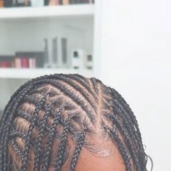 VoiceOfHair ®️ on Instagram: "What she asked for v. What she Got😮 These boho feed-in knotless flip over braids are everything on @thegabbster25 TikTok😍 Such amazing work by @ci.styles🔥Perfect for vacation👌🏾 Would you rock this?✨ #voiceofhair #bohobraids #humanhairbraids #knotlessbraids #fulanibraids #tribalbraids #hairgoals #vacationhair #braidstyles #protectivestyle #protectivestyle" 3 Way Fulani Braids, Versatile Feed In Braids, Versital Knotless Braids, Knotless With Feed Ins, Flip Over Cornrows, Knotless Braids And Cornrows, Braided Hairstyles Flip Over, Braided Back Box Braids, Tribalbraids For Black Women