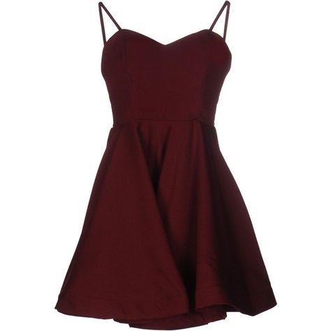 Glamorous Short Dress ($49) ❤ liked on Polyvore featuring dresses, maroon, short flare dress, short dresses, sleeveless dress, red cocktail dress and sleeveless short dress Maroon Cocktail, Short Maroon Dress, Maroon Cocktail Dress, Short Flared Dress, Red Flare Dress, Short Flare Dress, Flared Dresses, Mini Frock, Dark Red Dresses