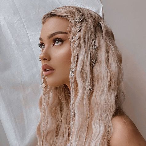 Elven Hairstyles, Elf Hair, Fairy Hair, Hippie Hair, Glam Hair, Festival Hair, Halloween Hair, Wedding Hairstyles For Long Hair, Bridal Hair And Makeup