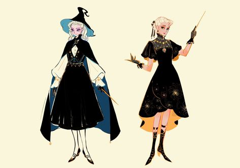 Mage Clothes, Fashion Illustration Vintage, Witch Outfit, Pretty Drawings, Motivational Art, Illustration Character Design, Character Outfits, Cute Characters, Anime Scenery