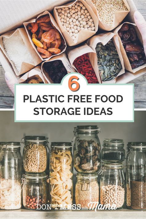 Not only are plastic containers harmful to the planet but they are harmful to your health too. A plastic-free kitchen is easier than you think thanks to these 6 plastic free kitchen storage solutions. Food Storage Solutions, Plastic Free Pantry Organization, Plastic Free Fridge, No Plastic Kitchen, Zero Plastic Pantry, Plastic Free Freezer Storage, Sustainable Food Storage, Non Plastic Food Storage, Going Plastic Free