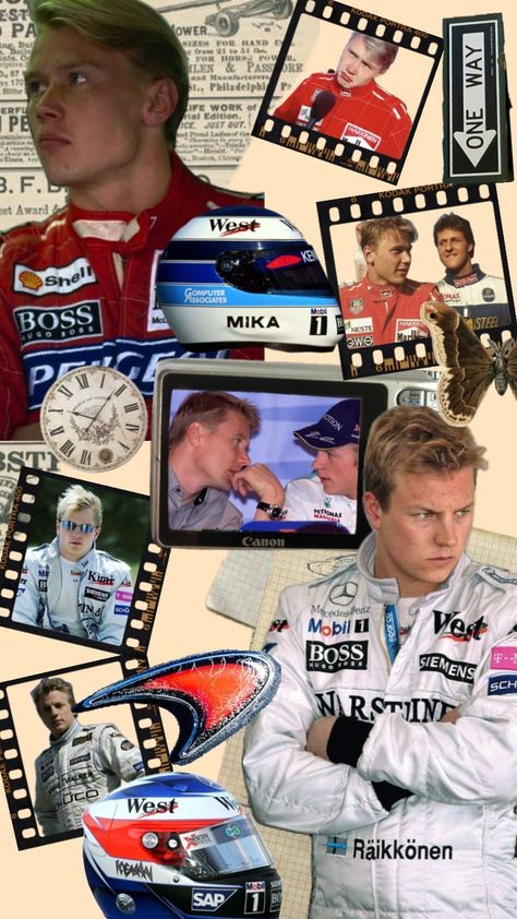 The Flying Finn and The Iceman #kimiraikkonen #mikahakkinen #f1 #mclaren Mika Hakkinen, F1 Mclaren, The Iceman, Kodak Portra, F1 Drivers, F 1, Formula One, Your Aesthetic, Creative Energy