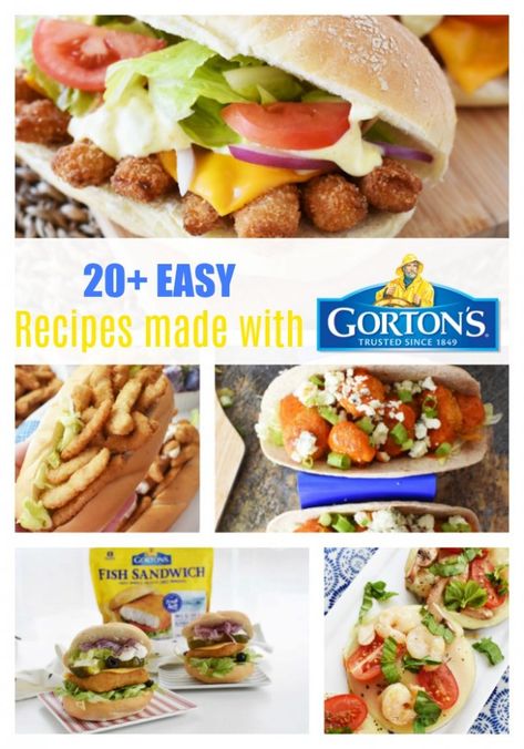 (20 ) 30-Minute or Less Seafood Recipes made with Gorton's Seafood products Fish Fillets Recipes, Fish Filet Recipes, Fillets Recipes, Easy Creative Recipes, Frozen Fish Recipes, Dinner Schedule, Breaded Fish Recipe, Basic Cooking Skills, Filet Recipes