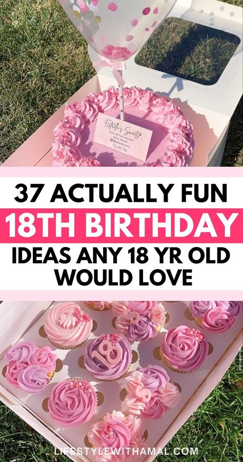 Looking for 18th birthday ideas this year? Here are 37+ INSANE fun and unique 18th birthday party ideas you'll definitely love. These also include 18th birthday party ideas for girls and have some great 18th birthday gifts that any 18 years old will love. Check it out! Birthday Ideas List, Best 18th Birthday Gifts, 18th Surprise Birthday Ideas, 18th Birthday Things To Do, Unique 18th Birthday Party Ideas, Cool 18th Birthday Party Ideas, 18th B Day Party Ideas, 18th Birthday Theme Party Ideas, 18thbirthday Party Ideas