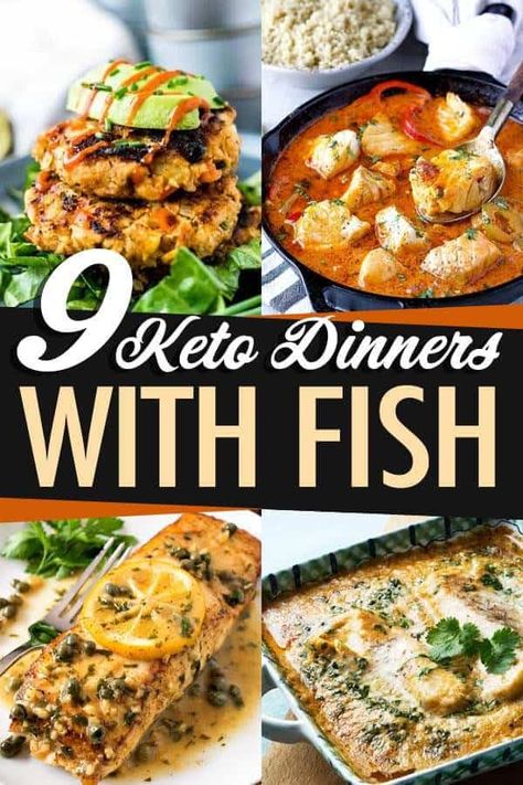 Dinner Recipes With Fish, Dinner Recipes Fish, Recipes With Fish, Recipes Keto Dinner, Keto Fish Recipes, Low Carb Low Calorie Recipes, Keto Fish, Dinner Fish, Best Easy Dinner Recipes