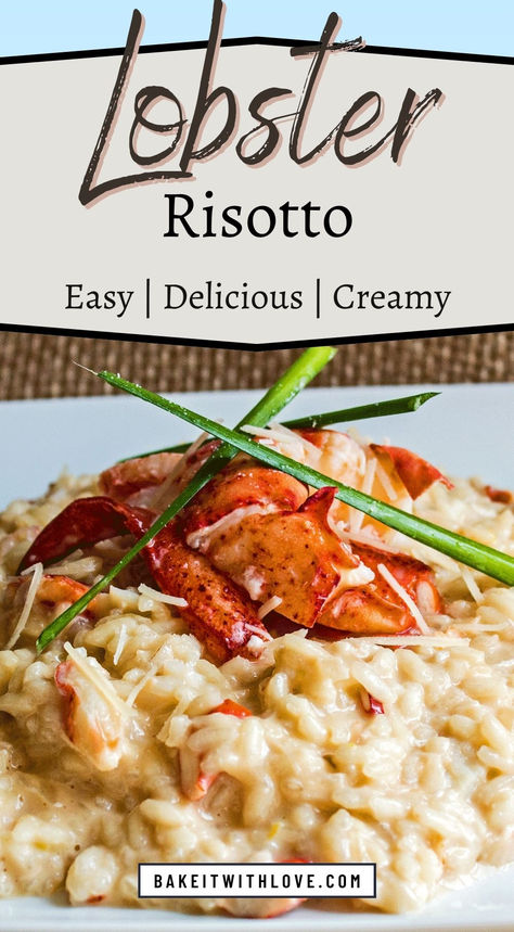 Lobster Risotto Cod Risotto Recipe, Shrimp And Lobster Risotto, Lemon Butter Lobster Risotto, Unique Lobster Recipes, Lobster Orzo Recipes, Sides For Steak And Lobster Dinner, Lobster Risotto Recipe Hells Kitchen, Gordon Ramsay Lobster Risotto, Lagostina Recipes