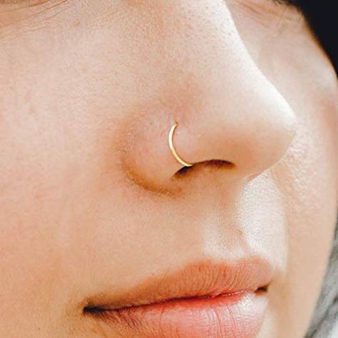 Noise Piercing, Nose Ring Designs, Double Nose Piercing, Cute Nose Piercings, Nose Ring Jewelry, Nose Ring Hoop, Nose Piercing Hoop, Gold Nose Stud, Nose Earrings