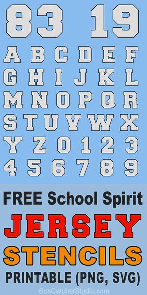 Number 2 Free Printable, Basketball Numbers Font, Jersey Letters Font, Jersey Numbers Font, Sports Numbers Font, Sewing Potholders, Free Letter Stencils, Basketball Quilt, High School Spirit