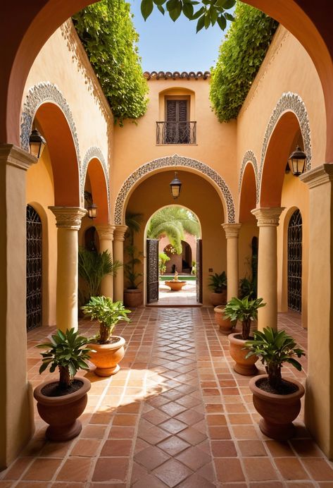 21 Timeless Mexican Hacienda Homes That Blend History & Luxury – Cabin Nook Single Story Hacienda Style Homes, Mexican Architecture House, Hacienda Style Homes Exterior, Mexican Colonial House, Mexico House Ideas Architecture, Modern Hacienda Style Homes Interiors, Hacienda Style Homes Mexican Exterior, Small Hacienda Style Homes, Mexican Hacienda Homes