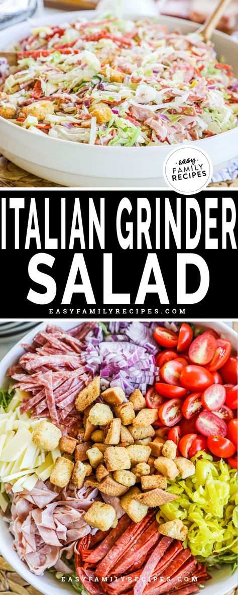 Pastaless Salad, Italian Grinder Sandwich, Italian Grinder Salad, Italian Grinder, Grinder Salad, Mayonnaise Dressing, Grinder Sandwich, Lettuce Recipes, Dum Dums