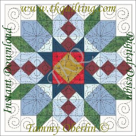 Quilt Patterns Simple, Ribbon Star, Watercolor Quilt, Painted Barn Quilts, Patterns Simple, Barn Quilt Designs, Quilt Square Patterns, Medallion Quilt, Barn Quilt Patterns