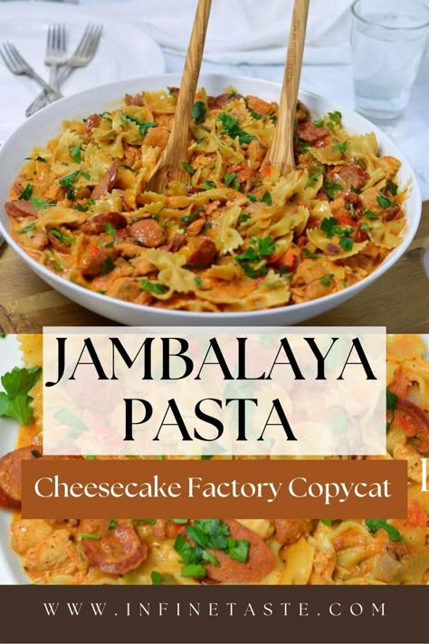 Cajun Chicken And Sausage Pasta, Pastalaya Recipe, Cajun Rice Recipe, Chicken Cajun, Easy Jambalaya, Homemade Jambalaya, Jambalaya Pasta, Jambalaya Recipe Easy, Chicken And Sausage Jambalaya