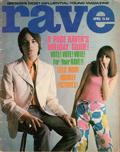 Rave music magazine (UK), April 1966 Rave Magazine, 60s Magazine, Steve Marriott, 1960s Music, Marianne Faithfull, Swinging London, Young Magazine, 60s Music, Carnaby Street