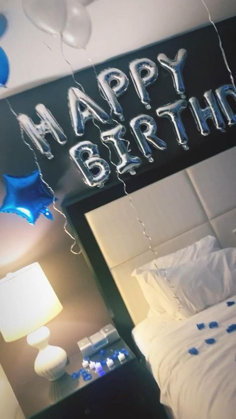 Blue Rose Petals Romantic Room, Blue Romantic Hotel Room Ideas For Him, Blue Hotel Decorations For Boyfriend, Boyfriend Hotel Room Surprise, Birthday Celebration Ideas For Boyfriend, Hotel Decorations For Boyfriend, Romantic Room Surprise For Him, Blue Rose Petals, Birthday Room Surprise