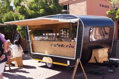 Foodtrucks Ideas, Coffee Food Truck, Mobile Cafe, Food Vans, Mobile Coffee Shop, Coffee Trailer, Cafeteria Food, Coffee Van, Mobile Coffee