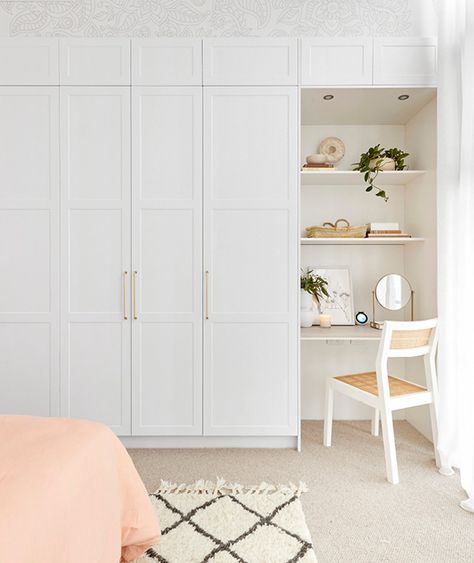 Bedroom Built In Wardrobe, Guest Bedroom Design, Kitchen Wardrobe, Wardrobe Design Bedroom, Bedroom Wardrobe, Spare Bedroom, Wardrobe Doors, Spare Room, Wardrobe Design