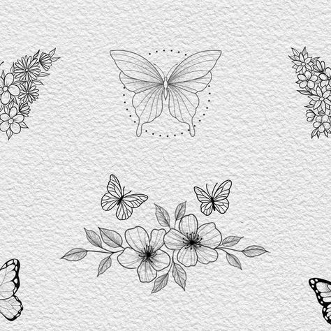 Tracy Boucher - Fine Line Tattoos 🇨🇦 on Instagram: "Available flash designs. Booking custom and flash in July in Williams Lake  Fine line floral and butterfly tattoos" Colorful Fine Line Tattoo, Fine Line Floral, Flash Designs, Flash Design, Butterfly Tattoos, Fine Line Tattoos, June 1, Line Tattoos, Minimal Tattoo