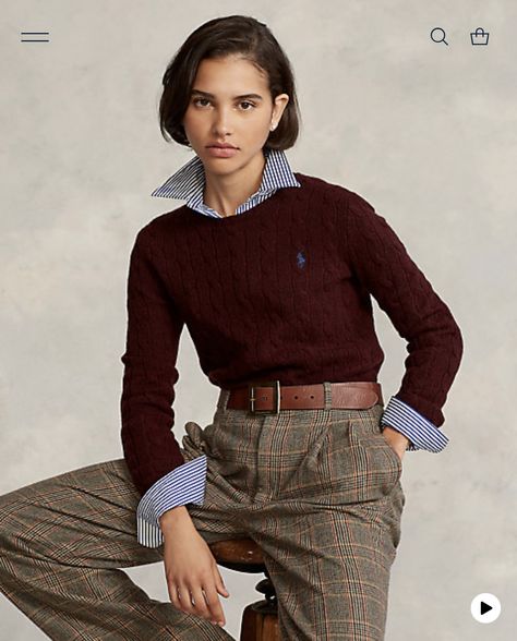 Mode Style Anglais, Ralph Lauren Looks, Ralph Lauren Womens Clothing, Ralph Lauren Fall, Women Ralph Lauren, Ralph Lauren Style, Ralph Lauren Outfits, 가을 패션, Professional Outfits