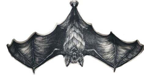 Upside Down Bat, Bats Tattoo Design, Optical Illusion Tattoos, Illusion Tattoos, Optical Illusion Tattoo, Bat Tattoo, Flash Tattoo Designs, Greek Tattoos, Gothic Tattoo