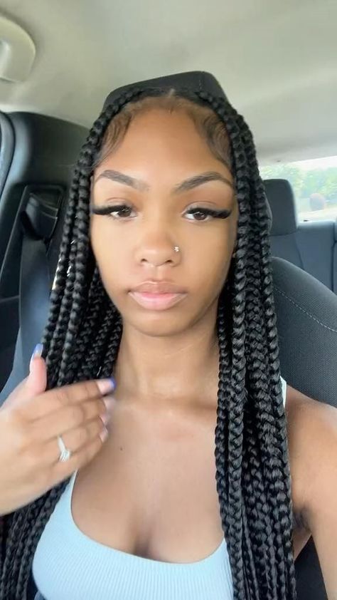 Haircuts For Black Woman, Woman Cornrows, Braid Hairstyles Ideas, Quick Braids, Braided Hairstyles For Black Women Cornrows, Big Box Braids Hairstyles, Goddess Braids Hairstyles, Box Braids Hairstyles For Black Women, Braids Hairstyles Pictures