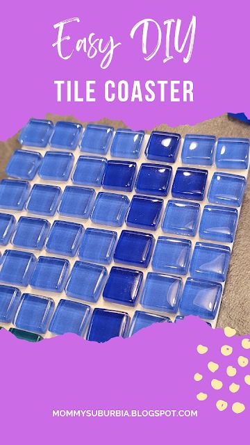 How To Make Tiles Easy Diy, Mosaic Coaster Patterns, How To Make Tiles, Diy Mosaic Tiles, Mosaics For Kids, Mosaic Tiles Diy, How To Make Magnets, Diy Coasters Tile, Fun Activity For Kids