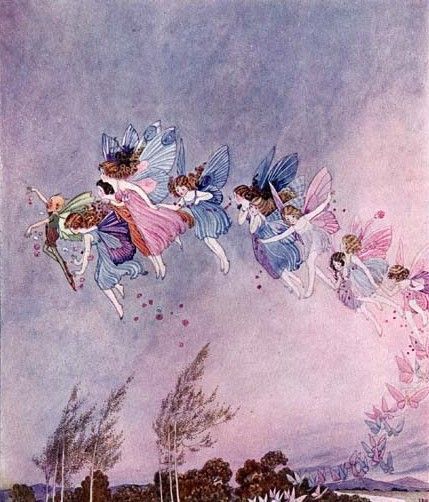 Fairyland Caverns, Fairy Well, Fairy Lore, Faerie Art, Ida Rentoul Outhwaite, Fairy Realm, Fairy Folk, Fairy Paintings, Fairy Drawings