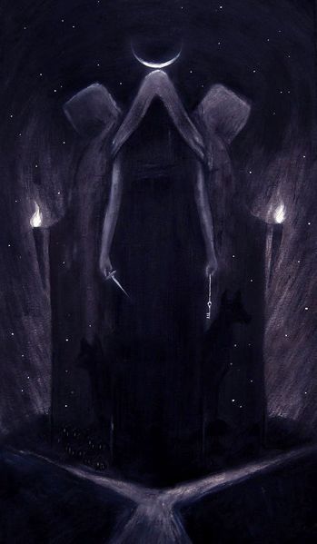 Hecate Goddess, Witch Coven, Athena Goddess, Goddess Artwork, Black Witch, Magic Aesthetic, Triple Goddess, Goddess Art, God Art