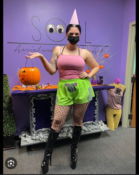 Halloween Post, Spongebob Party, Pole Wear, Killer Workouts, Patrick Star, Pole Fitness, Diy Party, 2 A, Nice Tops