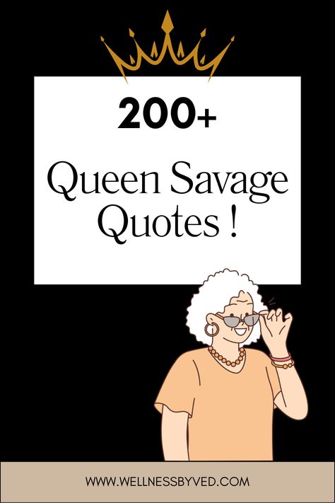 In this article, we will be sharing some of Queen Savage’s most powerful quotes. These quotes are not only empowering, but they are also perfect for anyone who is looking for some motivation to keep going.

#queensavagequotes #queenquotes #quotesqueen #savagequotes #girls #women #womenquotes #sassyquotes She Quotes Short Sassy, Strong Sassy Woman Quotes, Queening Quotes, Funny Sassy Quotes Woman Sarcasm, Queen Mentality Quotes, You Are A Queen Quotes, Black Woman Quotes Queens Inspiration, Women Quotes Funny Sassy, Savage Girl Quotes