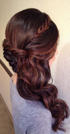 Wedding Haircut, Gorgeous Wedding Makeup, Unique Wedding Hairstyles, Hairstyle Idea, Elegant Wedding Hair, Best Wedding Hairstyles, Hairstyle Inspiration, Side Swept, Trendy Wedding Hairstyles