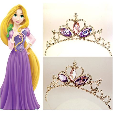 Rapunzel Crown, Rapunzel Purple Crown ,Rapunzel Tiara ,Rapunzel... ($23) ❤ liked on Polyvore featuring costumes, purple princess costume, princess halloween costumes, purple halloween costumes, princess costumes and pink princess costume Tangled Tiara, Rapunzel Tiara, Quince Theme Ideas, Princess Rapunzel Dress, Rapunzel Purple, Rapunzel Crown, Tangled Wedding, Rapunzel Birthday Party, Rapunzel Costume