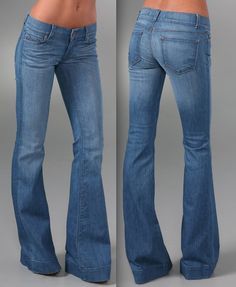 Bell Bottom Pants on Pinterest | Rachel Zoe, Bell Bottom Jeans and ... Hip Hugger Jeans, Looks Jeans, Types Of Jeans, Denim Outfits, Mode Boho, Bottom Jeans, Denim Trends, Bell Bottom Pants, Spring Trends