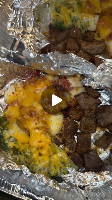 Charlotte MUA✨ on Instagram: "Steak, Potatoes & Broccoli Foil Wraps for me and my man 😋🥦🫶🏽 #reels #steakdinner" Steak Foil Packets For The Oven, Steak And Potato Foil Pack, Foil Packets For The Oven, Steak Foil Packets, Me And My Man, Foil Wraps, Foil Packet Potatoes, Potatoes Broccoli, Foil Dinners