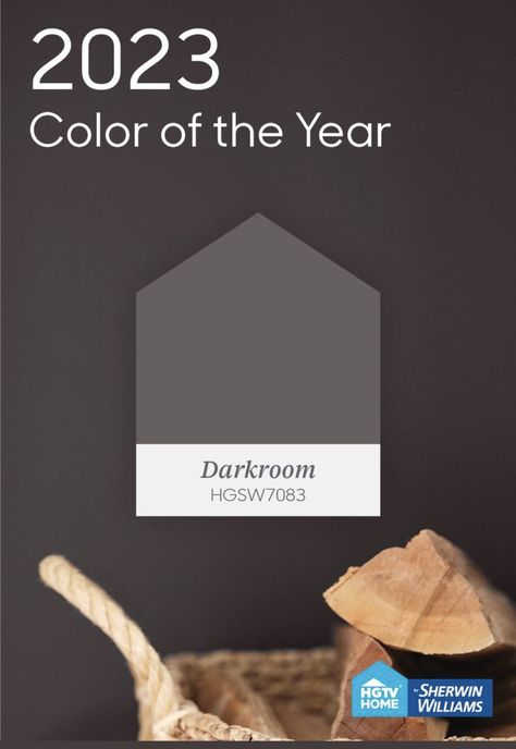 Black Paint With Purple Undertones, Sw 2023 Colors, Deep Purple Paint Colors, Color Of The Year 2023 Pantone, Sw Darkroom, House Colors Exterior Paint, Moody Maximalism, 2023 Color Of The Year, Colors For Home