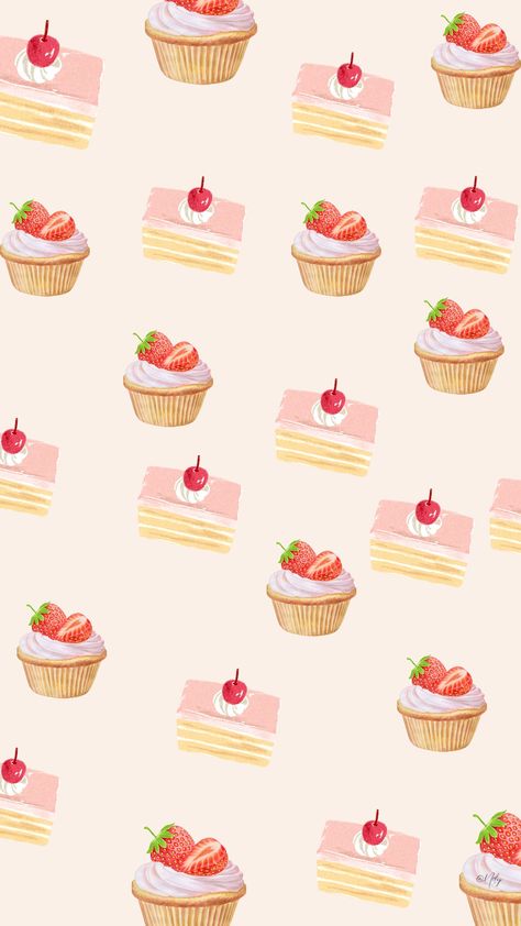 Follow me Bakery Template Background, Cake Wallpaper Aesthetic, Birthday Cake Wallpaper, Highlighter Drawings, Bakery Wallpaper, Cupcake Wallpaper, Baking Wallpaper, Cupcakes Wallpaper, Cake Wallpaper