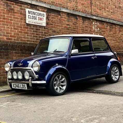 Genius Packaging, Mini Cooper Vintage, Truck Roof Rack, Mini Cooper Sport, Mini Cooper Custom, Volkswagen Beetle Vintage, Small Vehicles, Mini Morris, Mini Cooper Classic