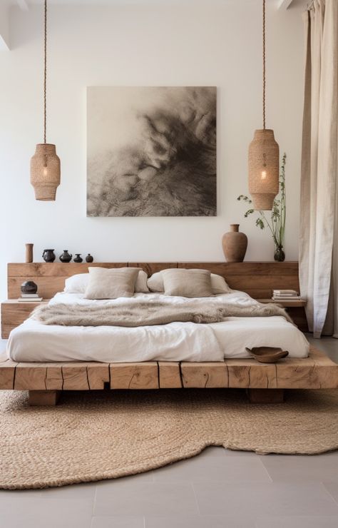 Chambre Boheme : nos conseils pour ce style chic et naturel Bali Bedroom, Chic Chalet, Architect Project, Beach House Room, Mediterranean Style Home, Living Room Poster, Deco Bedroom, Zen Style, Cosy Spaces