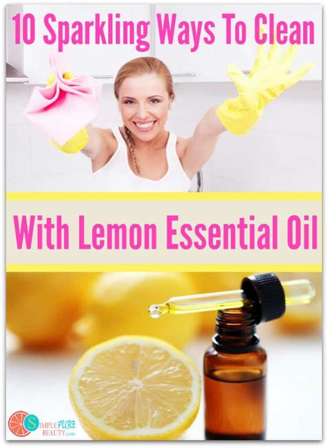 Home Remedies For Dandruff, Natural Cleaning Products Diy, Dandruff Remedy, Natural Cleaning Recipes, Diy Easy Recipes, Lemon Essential Oil, Deep Cleaning Tips, Homemade Cleaning Products, Natural Cleaners