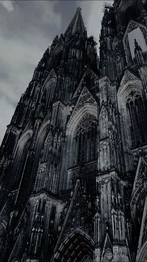 Cathedral Cologne Germany, Gothic Churches Architecture, Gothic Arches Architecture, Cologne Germany Cathedral, Gothic Cathedral Architecture, Cologne Cathedral Tattoo, Cologne Cathedral Wallpaper, Goth Core Wallpaper, Gothic Architecture Wallpaper