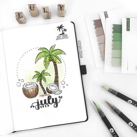 #bujodaily hashtag on Instagram • Photos and Videos Summer Bujo, Bullet Journal Month, Bullet Journal 2020, Bullet Journal Ideas Templates, Bullet Journal Cover Page, Creating A Bullet Journal, Bullet Journal Cover Ideas, Bullet Journal Paper, Bullet Journal Mood