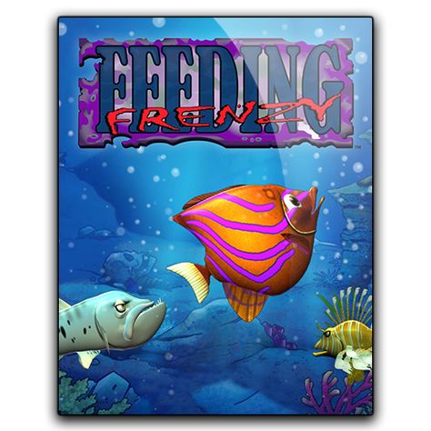 Icon Feeding Frenzy by HazZbroGaminG on DeviantArt Feeding Frenzy Game, Nostalgic Games, Fish List, Icon Game, Fish Farm, Childhood Memories 90s, Itachi Uchiha Art, Computer Games, Card Files