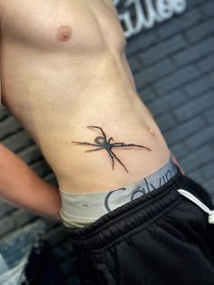 Spider Tattoo Ideas For Men, Two Word Tattoos, Spider Tattoo Men, Starboy Style, Tattoo Spider, Ear Tattoo Ideas, Minimal Tattoo Design, Ear Tattoos, Graffiti Tattoo