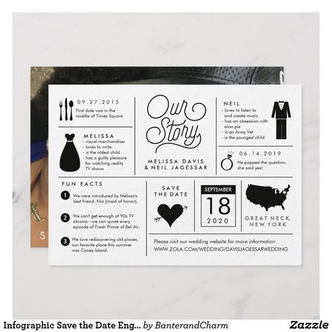 Wedding Infographic, Unique Save The Dates, Boda Mexicana, Cute Couple Quotes, Middle Child, Engagement Announcement, Invitation Wording, Create Your Own Invitations, Wedding Saving