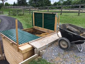 Small Horse Farm, Horse Farm Layout, Composting Ideas, Helping Nature, Manure Composting, Small Horse Barns, Horse Farm Ideas, Horse Paddock, Barn Hacks