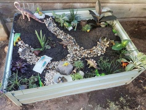 Fairy Garden Design Ideas, Dinosaur Garden, Outdoor Play Space, Outdoor Play Spaces, Play Garden, Outdoor Play Areas, Fairy Garden Designs, Kids Outdoor Play, Garden Design Ideas