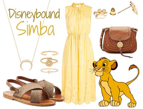 Lion King Disneybound, Simba Disneybound, Lion King Clothes, King Clothes, Simba The Lion King, Disney Prom, Lion King Disney, Disney Bounds, Disney Cats