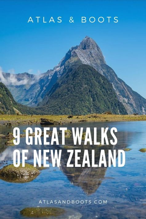 9 Great Walks of New Zealand | Atlas & Boots New Zealand Travel Guide, Australia Animals, Road Trip Planning, New Zealand Travel, Best Hikes, Beautiful Places To Travel, Australia Travel, International Travel, Cool Places To Visit