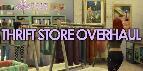 Thrift Store Overhaul V1.5 | Serra (xosdr) on Patreon Sims 4 Overhaul, Sims 3 Cc, Sims 3 Cc Finds, Maxis Match Cc, Sims 4 Family, Sims Packs, Play Sims 4, The Sims 4 Packs, Sims 4 Expansions